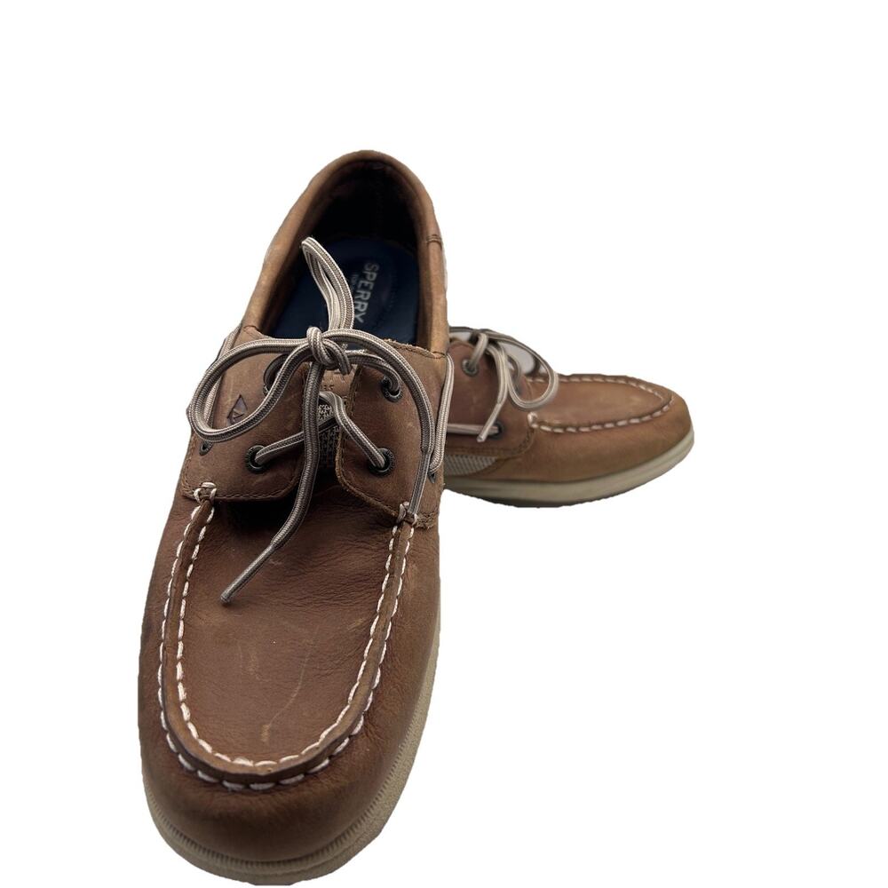 Women's Sperry Top Sider Intrepid Leather Boat Shoes Casual Flats Size US 10 M